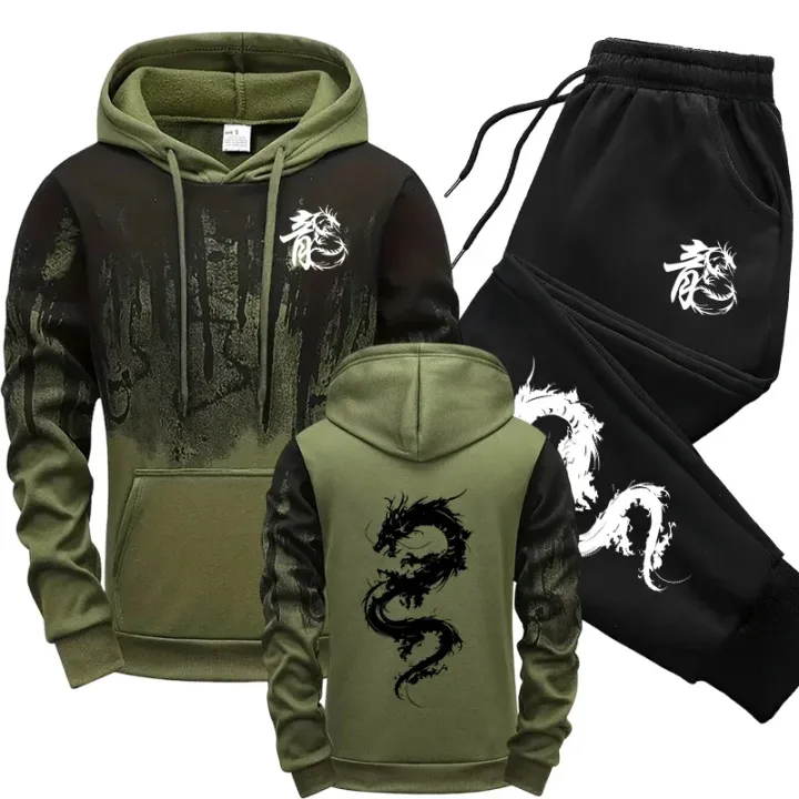 Fashion%20Men%20Single%20Piece%20Sweatshirts%20Sweatpants%20Versatile%20Men's%20Tracksuit%20Casual%20Comfort%20Daily%20Sports%20Simple%20Splashed%20Ink%20Hoodie%20-%20Image%202