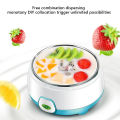 1L Automatic Rice Yogurt Maker Easy To Clean Electric Grease Yogurt Maker Rust-Proof Household Natto Fermenting Machine 220V 15W. 