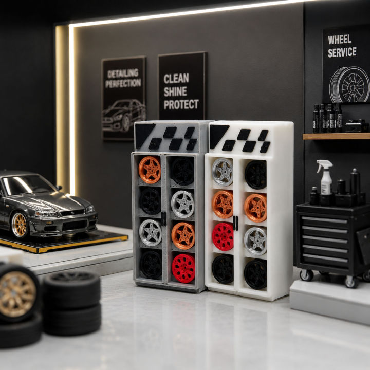 1:64%20Scale%20Wheel%20Cabinet%20Set%20with%208%20Random%20Wheels,%20Mini%20Diecast%20Car%20Rim%20Storage%20Display%20Rack,%20Garage%20Diorama%20Accessory%20-%20Image%206