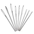 9pcs Large Eye Needles Stainless Steel Embroidery Cross Stitch Knitting Yarn Sewing Hand Crochet Hook Tapestry needles. 