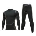 Winter Thermal Underwear Men Compression Long Johns Fitness Thermo Clothing Thermal Tights Set for Men Warm Inner Wear Clothes.