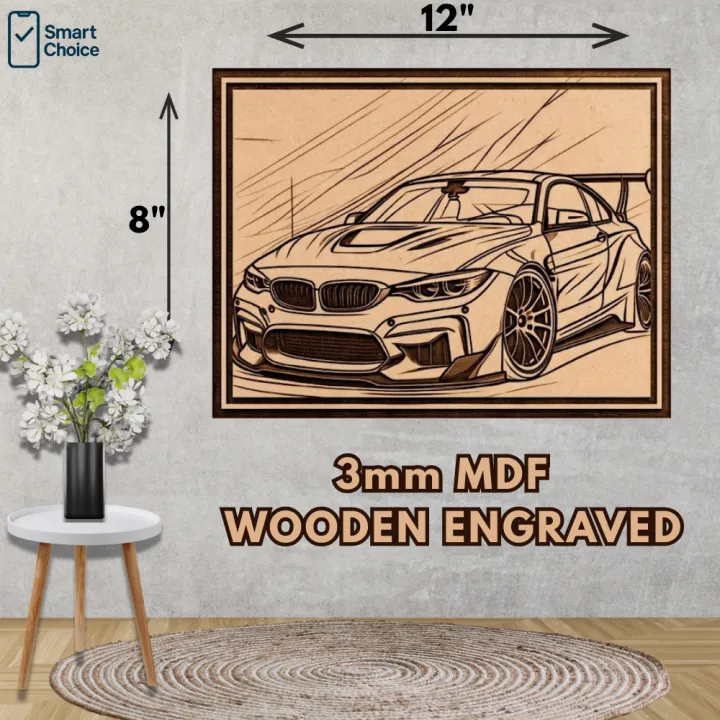 PUBG Gaming Poster Wooden Engraved Wall Frame Wall Decor – Custom Name ...