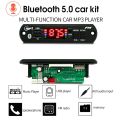 12V DIY MP3 Player Bluetooth 5.0 MP3 Decoder Board 80W 50W Amplifier Audio Player Car FM Radio Module TF USB Mic Record Call.