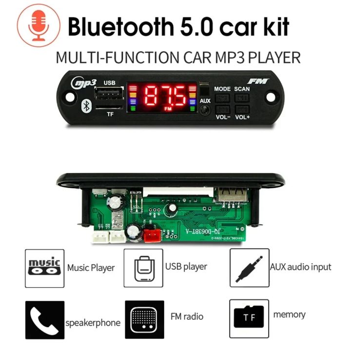 12V%20DIY%20MP3%20Player%20Bluetooth%205.0%20MP3%20Decoder%20Board%2080W%2050W%20Amplifier%20Audio%20Player%20Car%20FM%20Radio%20Module%20TF%20USB%20Mic%20Record%20Call%20-%20Image%202