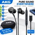 AKG Samsung Handsfree - USB C Type Jack - High Quality Deep Bass / Sound - Samsung Earphones - Headphones - Handfree. 