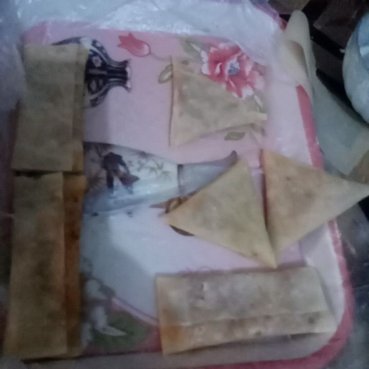 Frozen samosa and rolls