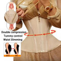 Fajas Colombian Girdle Waist Trainer Double Compression Shorts Tummy Control Sheath Slimming Flat Stomach Modeling Belt XS-3XL.