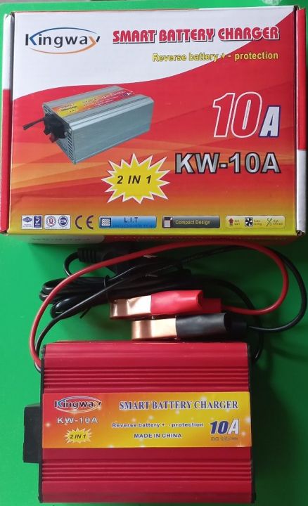 10 Amp 2 in 1 Smart Battery Charger