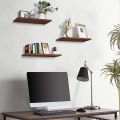 3 Piece Floating Shelf Set of 3(16"20"24"30"/5 inches) wall hanging wooden piece decoration shelves racks bookcase and shelving kitchen usage wall decor holder. 