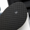 ins trendy black flip flops for men in summer wear simple non-slip soft sole clip foot-slip fashionable and versatile beach sand.