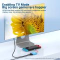 Switch Dock 4K HDMI USB 3.0 Hub Adapter USB C Splitter TV Portable Docking Station for Nintendo Laptops PC iPad MacBook Air Pro. 