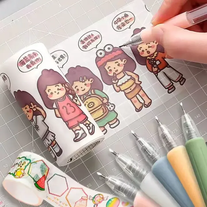 6/1pcs%20Wrapping%20Cutting%20Utility%20Pen%20Knife%20Retractable%20Press%20Hand%20Account%20Pen%20Knife%20Creative%20Art%20Paper%20Cutting%20Tool%20for%20Student%20-%20Image%204
