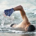 1 Pair of Unisex Camouflage Swimming Gloves - Ideal for Swimming, Surfing, Diving, Snorkeling and Enhance Training Performance.