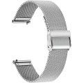 14/16/18/20/22mm Universal Milanese Watchband Quick Release Watch Band Mesh Stainless Steel Strap Wrist Belt Bracelet Silver.