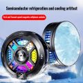 2024 NEW SL18 Mobile Phone Magnetic/ Back-Clip 2 In 1 Semiconductor Radiator with RGB Light for IOS Android PUBG LOL Game Cooler. 