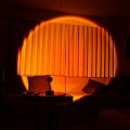 1PC Warm Sunset Projection Lamp Adjustable Stand LED Atmosphere Light for Bedroom Deco. 