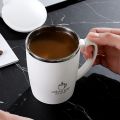 350ml Thermos Mug 304 Stainless Steel Coffee Cup With Handle Leak-Proof Vacuum Flask Insulated Cup Portable Thermal Water Bottle. 