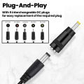 USB to 5V DC Power Cord Charging Cable 5.5*2.5mm Jack Plug Connector Adapter With Plug Adapter Power Cord 2.5*0.7mm/4.0*1.7mm. 