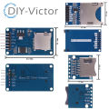 Mini Micro SD TF Card Storage Expansion Board Memory Shield Module SPI interfaces with level converter chip 5V/3.3V for Arduino. 