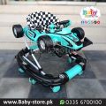 2 in 1 formula 1 car rocker + baby wolker with lights in music in rendom colors. 