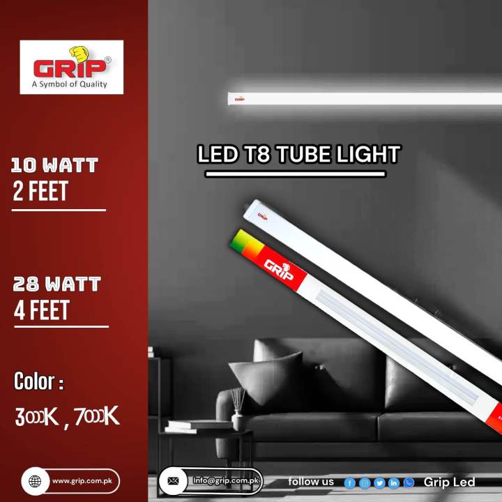 Grip Led T8 28 Watt Tube light 4 fit