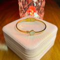 Stainless Steel Branded Clover kara bracelet handcuff for Girls. 