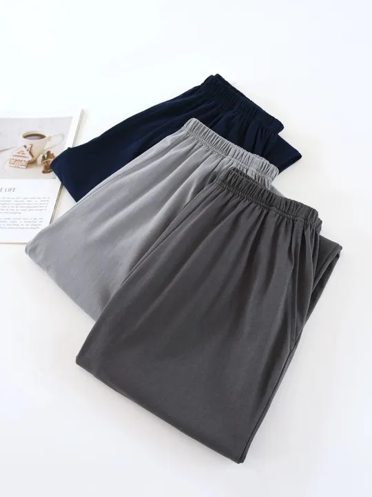 Men's%20Pajama%20Pants%20Spring%20and%20Autumn%20Trousers%20Casual%20Loose%20Thin%20Summer%20Large%20Size%20Can%20Be%20Worn%20Outside%20Home%20Pants%20-%20Image%203