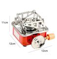 Original Mini Portable Square Stove for Backpacking Hiking Windproof Burner Camping Stove Foldable Stove for Outdoor &, Outdoor Cooking Burnernic Portable Mini Card Type Stove for Camping And Hiking (Imported). 