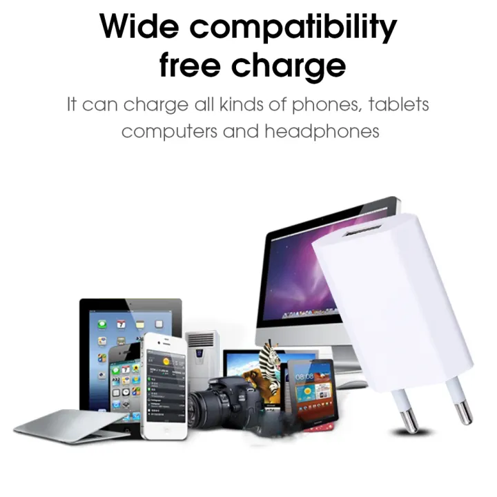NNBILI%201-5Pcs%20Universal%205V%201A%20EU%20Plug%20USB%20Wall%20Phone%20Charger%20For%20iPhone%20%20%20Redmi%20%20%20Charger%20Power%20Adapter%20-%20Image%206