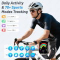 New Men‘s Smart Watch 1000mAh Battery Long Standby Outdoor Sports Fitness Waterproof Heart Rate Bluetooth Call Smartwatch Women.