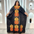 African Attire For Women Abaya Embroidery Plus Size Elegant Party Church Dress.