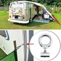2-6PCS camper van Awning Rail Stoppers Stainless Steel Lifting Eye Nut Fastener Tent Track Ropelifting Ring Caravan Accessories.