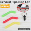 Silicone Exhaust Pipe for RC Gas Nitro Model Oil Heat Resistant Tube for Plane Heli Car end cap.