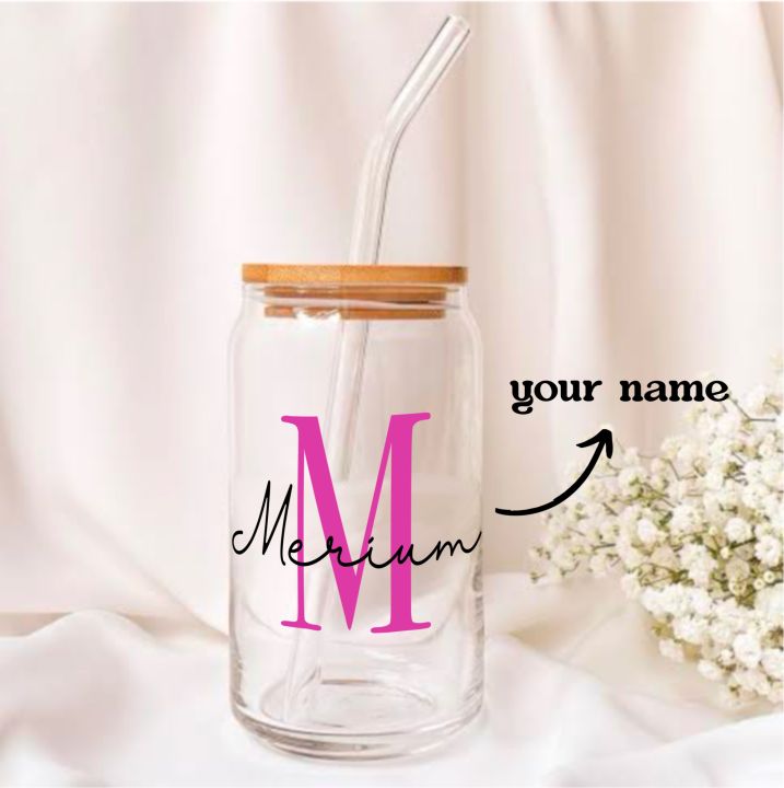 "Personalized/customized%20540ml%20Glass%20Tumblers:%20Elevate%20Your%20Sipping%20Experience!"%20-%20Image%202