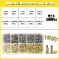 420/500Pcs Stainless Steel Heat Insert Nut TS100 Brass Hot Melt Insert Nuts for Welding Internal Thread Head Bolt Insert. 