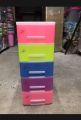 multipurpose colourful drawers (5step) size 7"10"18" / Pure quality plastic/ kids baby toys storage drawers. 