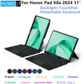 HUWEI Magic Keyboard Case For Honor Pad X8a 2024 HONOR PadX8a Pad X8A 11" Tablet Case Portuguese Spanish Russian keyboard Cover. 