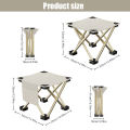 Outdoor Portable Folding Stool Camping Collapsible Foot Stool Hiking Beach Travel Picnic Fishing Seat Tools Ultralight Picnic. 