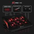 XTRIKE ME FN811 Laptop Cooling Pad Stand – 6 x RED Led Fans – 2 USB Ports – Support UP 17 Inch. 