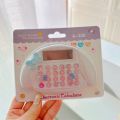 Sanrio Anime Hello Kitty Kawaii Cat Head Calculator Cinnamoroll Kuromi My Melody Convenient Mini Computer Cute Girly Heart. 