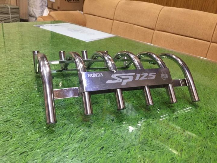 HONDA NEW MODEL SP 125 silencer cover  material stainless steel