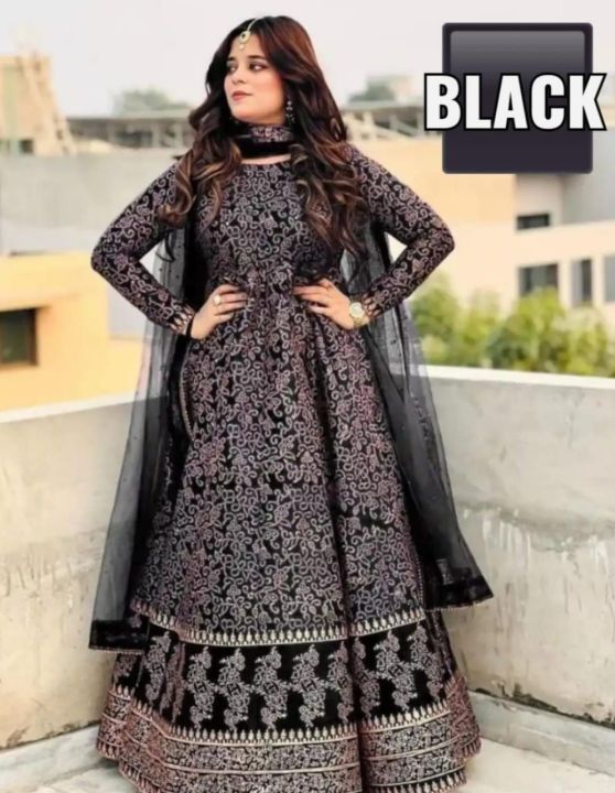 ladies%20fancy%20all%20over%20block%20print%20maxi%202piece%20-%20Image%205