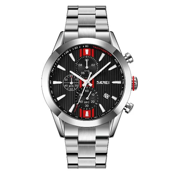 SKMEI%209302%20high%20quality%20silver%20mens%20quartz%20watch%20authentic%20Stainless%20steel%20band%203%20dials%20Chrono%20vintage%20business%20wrist%20watch%20-%20Image%204