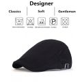 Men Light Board Solid Color Newsboy Caps British Painters Hats Spring and Summer Adjustable Flat Cap Hip Hop Berets.
