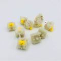 Gateron Milky Yellow / Red Switch 5pin Rgb Backlight Linearit Shaft For All Mx Hotswap Mechanical Keyboard DIY. 
