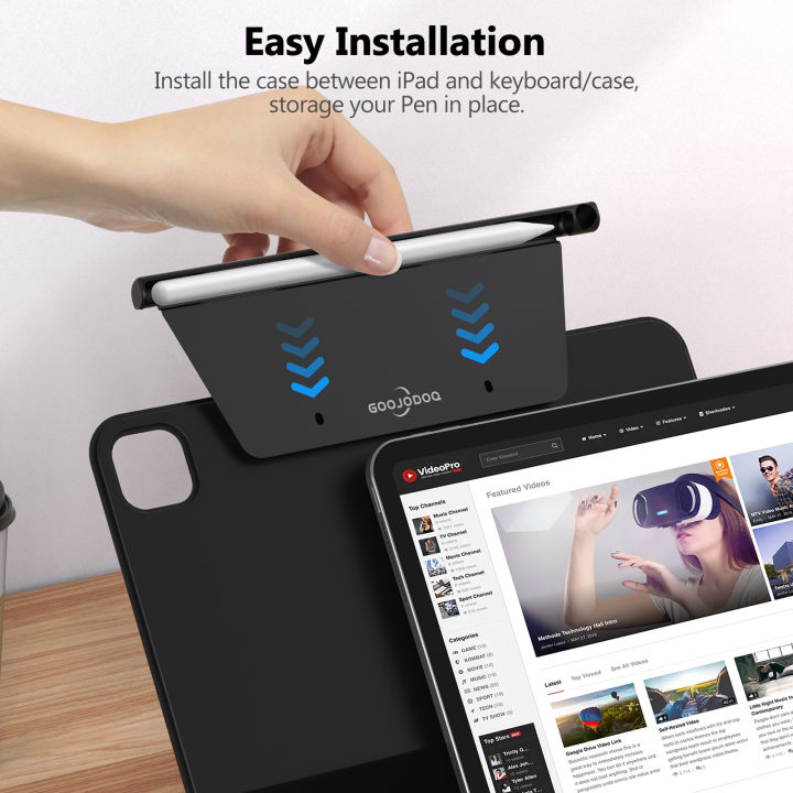 Smart%20Magic%20Keyboard%20Folio%20for%20%20&%20GOOJODOQ%20Magic%20Keyboard%20Magnetic%20Smart%20Folio%20for%20%20Pencil%201%202%20Holder%20-%20Image%202