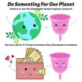 Silicone Feminine Hygiene Copa Reusable Lady Period Cup Upgraded Menstrual Cups Menstrual Medical Grade Silicone Menstrual Cup.