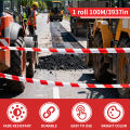 5MM×100M， hazard warning, safety stripe warning tape, non adhesive barrier tape, suitable for warning dangerous buildings. 