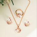 Korean Style Ins Style Fresh Butterfly Flower Shell Necklace Women's Fashionable New Clavicle Chain Cross-border Domestic Hot Sale. 
