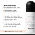 Minimalist Nonapeptide + AHA 06% Underarm Roll On For Odour Free and Even Skin Tone 40 ml. 